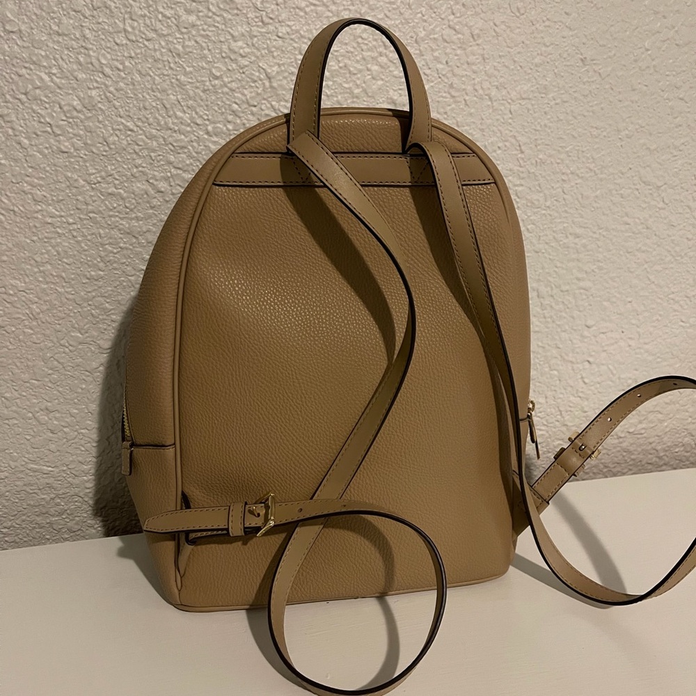 Michael Kors Jet Set Vegan Pebbled Leather Chain Backpack - Picture 4 of 7
